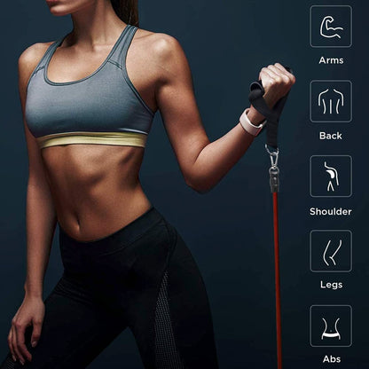 11 PEC RUN Resistance Band Set for Heavy Workout (premium product for premium people)