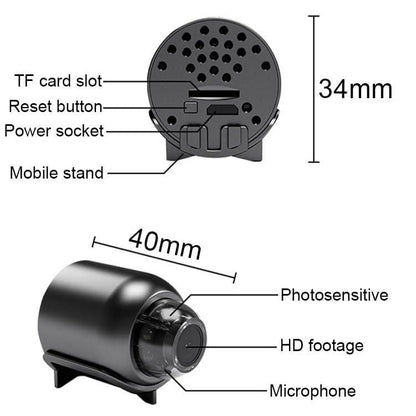 1080P X5 Mini Camera Night Vision
